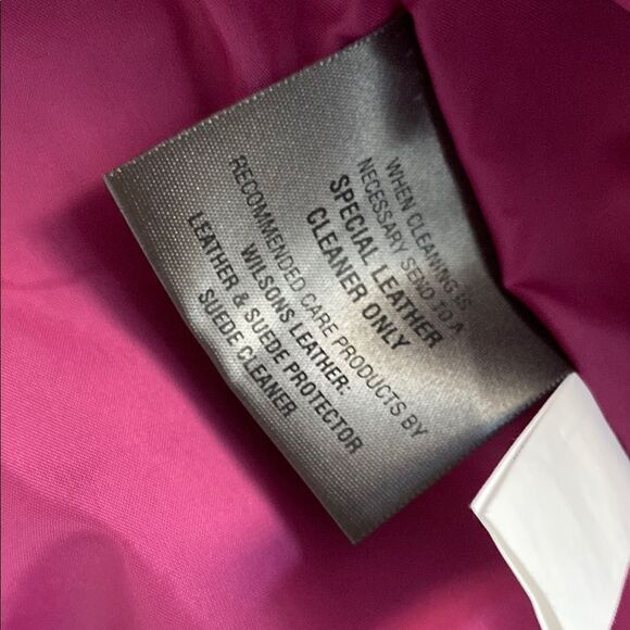 Wilson’s leather Pink Leather Jacket Classic Design - Picture 4 of 8